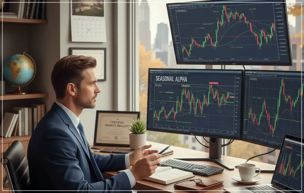 주식 시장의 계절적 패턴을 이용하여 포트폴리오를 구성하고 있는 40대 남성 전업 투자자